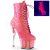 Pleaser Stiefelette ADORE-1020G Neon-Pink Glitter