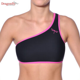 Dragonfly Top Carmen S Black / Hot Pink