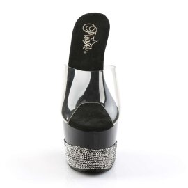Pleaser ADORE-701-3 Clear/Black-Pewter RS