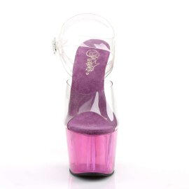 Pleaser ADORE-708MCT Clear/Purple Tinted