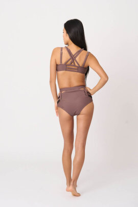 Zasha Polewear Shorts High Waist Charlotte Mahogany XS