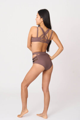 Zasha Polewear Shorts High Waist Charlotte Mahogany M