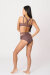 Zasha Polewear Shorts High Waist Charlotte Mahogany M