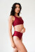 Pole Addict Open Back Top Wine M
