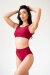 Pole Addict Open Back Top Wine M
