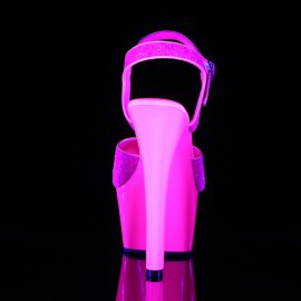 Pleaser Sandalette ASPIRE-609G Neon-Pink
