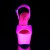 Pleaser Sandalette ASPIRE-609G Neon-Pink
