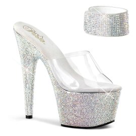 Pleaser BEJEWELED-712RS Clear/Silver Multi RS