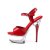 Pleaser CAPTIVA-609 Red Patent/Clear