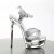 Pleaser Sandalette ECLIPSE-619G Silber Multi Glitter Chrom