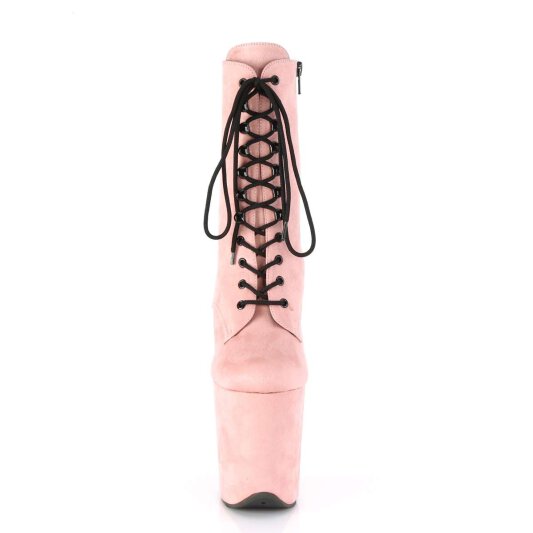 Pleaser FLAMINGO-1020FS Baby Pink Faux Suede/Baby Pink Faux Suede