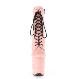 Pleaser FLAMINGO-1020FS Baby Pink Faux Suede/Baby Pink...