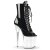 Pleaser Stiefelette FLAMINGO-1021 Schwarz Transparent