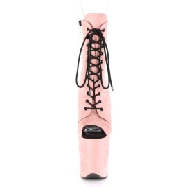 Pleaser FLAMINGO-1021FS Baby Pink Faux Suede/Baby Pink...