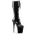Pleaser Kniestiefel FLAMINGO-2023 Schwarz