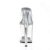 Pleaser Pantolette FLAMINGO-801 Transparent Silber