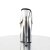 Pleaser Pantolette FLAMINGO-801 Transparent Silber Chrom