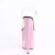 Pleaser Sandalette FLAMINGO-808-2HGM Transparent Pink Glitter Chrom