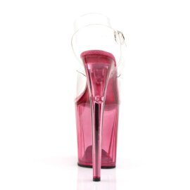 Pleaser Sandalette FLAMINGO-808T Transparent Pink