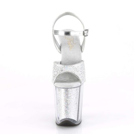 Pleaser Sandalette FLAMINGO-810G Silber Glitter