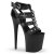 Pleaser Sandalette FLAMINGO-858 Schwarz