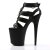 Pleaser Sandalette FLAMINGO-858 Schwarz