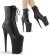 Pleaser Stiefelette INFINITY-1020 Schwarz
