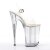Pleaser Sandalette INFINITY-908MG Transparent Silber