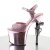 Pleaser Sandalette REVOLVER-709G Pink Multi Glitter
