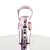 Pleaser Sandalette REVOLVER-709G Pink Multi Glitter