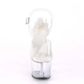 Pleaser Sandalette SKY-308N-RBH Transparent Hologram