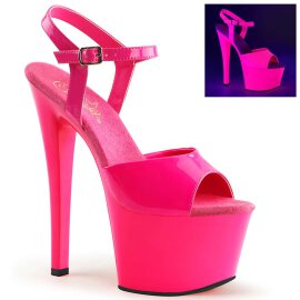 Pleaser Sandalette SKY-309UV Neon-Pink