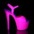 Pleaser Sandalette SKY-309UV Neon-Pink