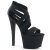 Pleaser Sandalette SKY-369 Schwarz