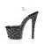 Pleaser STARDANCE-708 Clear/Black-Silver Multi RS