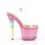 Pleaser UNICORN-708T Clear/Bubble Gum Pink Tinted