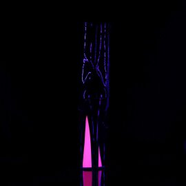 Pleaser Stiefelette XTREME-1020TT Schwarz Neon-Pink