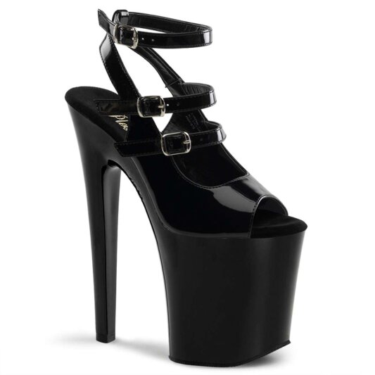 Pleaser Sandalette XTREME-873 Schwarz