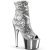 Pleaser Stiefelette ADORE-1008SQ Silber Multi Strass Chrom EU-35 / US-5