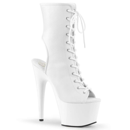 Pleaser Stiefelette ADORE-1016 Weiß EU-35 / US-5