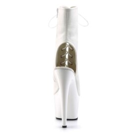 Pleaser Stiefelette ADORE-1016 Weiß EU-35 / US-5