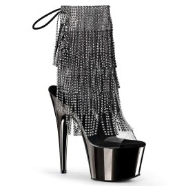 Pleaser Stiefelette ADORE-1017RSF Transparent...