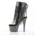Pleaser Stiefelette ADORE-1017RSF Transparent Silber-Schwarz Chrom EU-35 / US-5