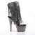 Pleaser Stiefelette ADORE-1017RSF Transparent Silber-Schwarz Chrom EU-35 / US-5