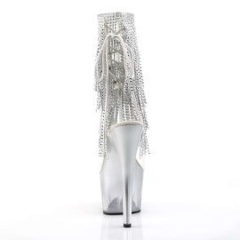 Pleaser Stiefelette ADORE-1017RSFT Silber EU-35 / US-5