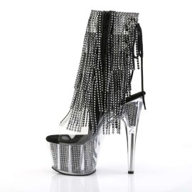 Pleaser Stiefelette ADORE-1017SRS Silber EU-35 / US-5