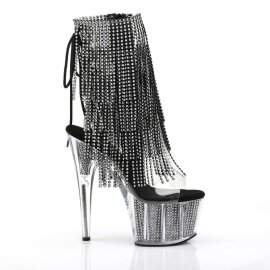 Pleaser Stiefelette ADORE-1017SRS Silber EU-35 / US-5