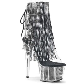 Pleaser Stiefelette ADORE-1017SRS Silber EU-36 / US-6