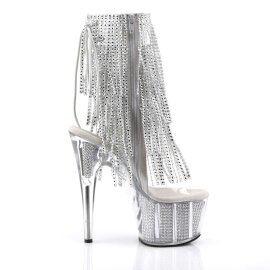 Pleaser Stiefelette ADORE-1017SRS Silber EU-38 / US-8
