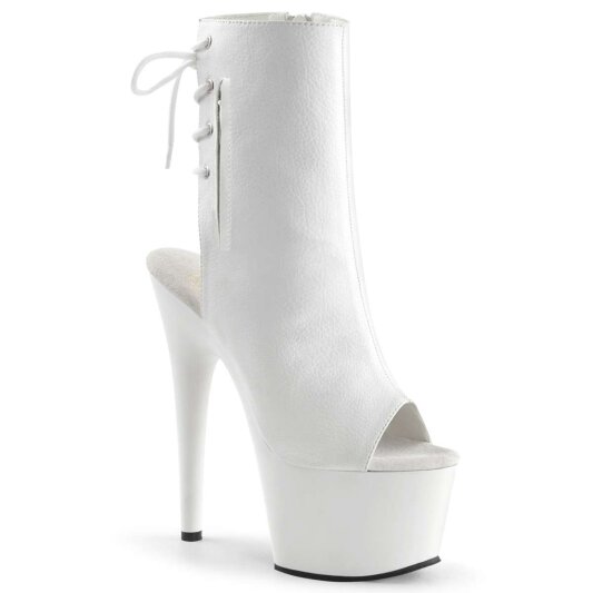 Pleaser Stiefelette ADORE-1018 Weiß EU-35 / US-5